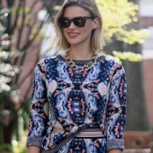 Anthropologie Moth Cabine Kaleidoscope Sweater Size Large